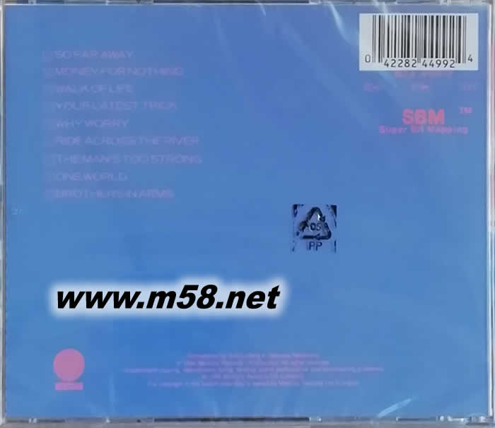 手足情深 BROTHERS IN ARMS專輯背面圖片