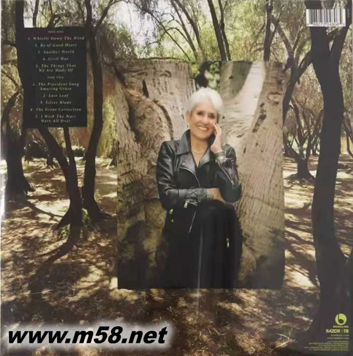 吹口哨 Whistle Down the Wind 33RPM LP 黑膠專輯背面圖片