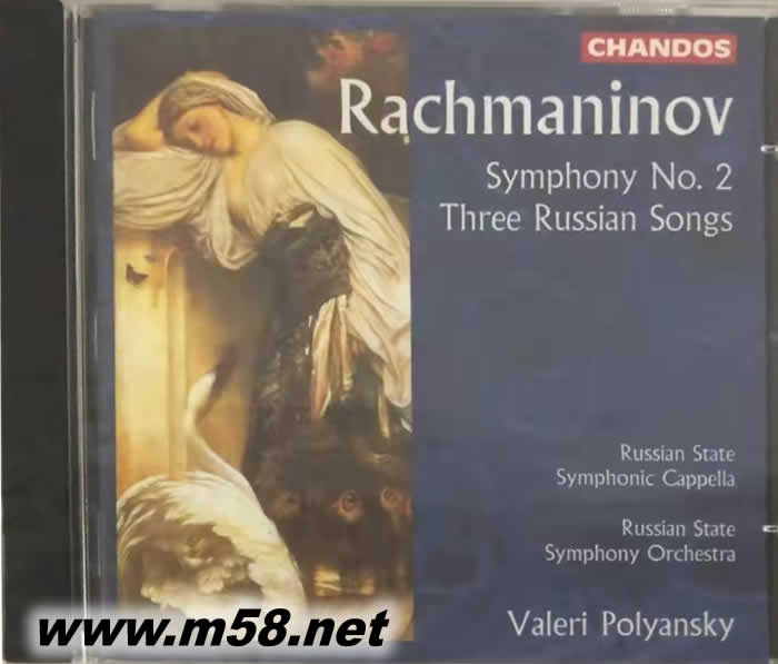 RACHMANINOV SYMPHONY NO 2 THREE RUSSIAN SONGS專輯正面圖片