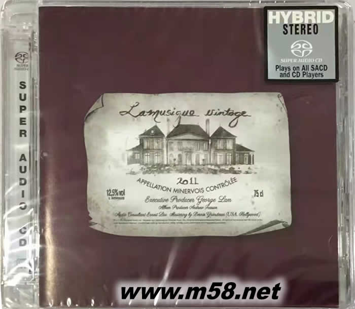 林子祥 Lamusique JINSTAGE SACD 限量版專輯正面圖片