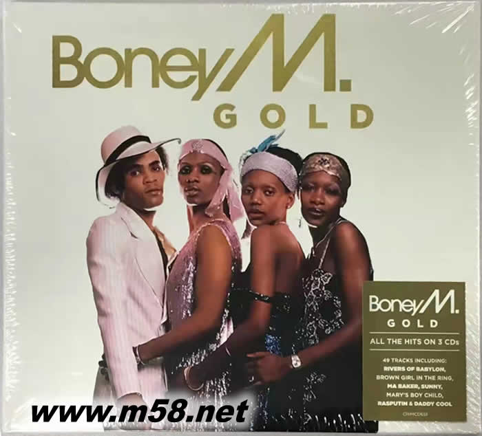 Boney M - Gold 迪斯科演唱組專輯正面圖片