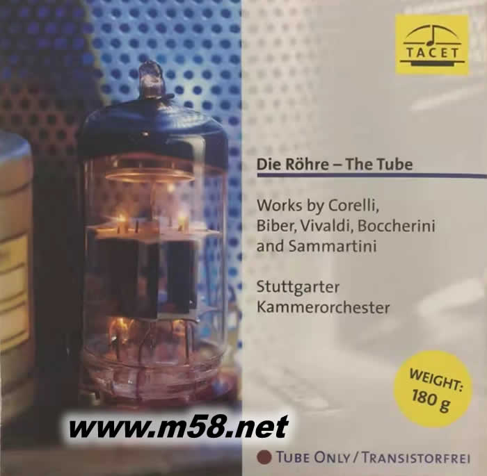 真空管音樂:科雷利、比貝爾、維瓦爾第、波契里尼、薩馬丁尼作品 The Tube 180g 33RPM 黑膠專輯正面圖片