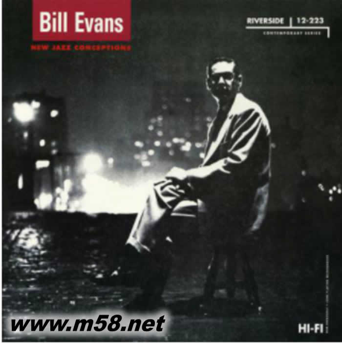 New Jazz Conception Bill Evans (爵士三重奏 鋼琴、貝斯、鼓)45轉 黑膠專輯正面圖片