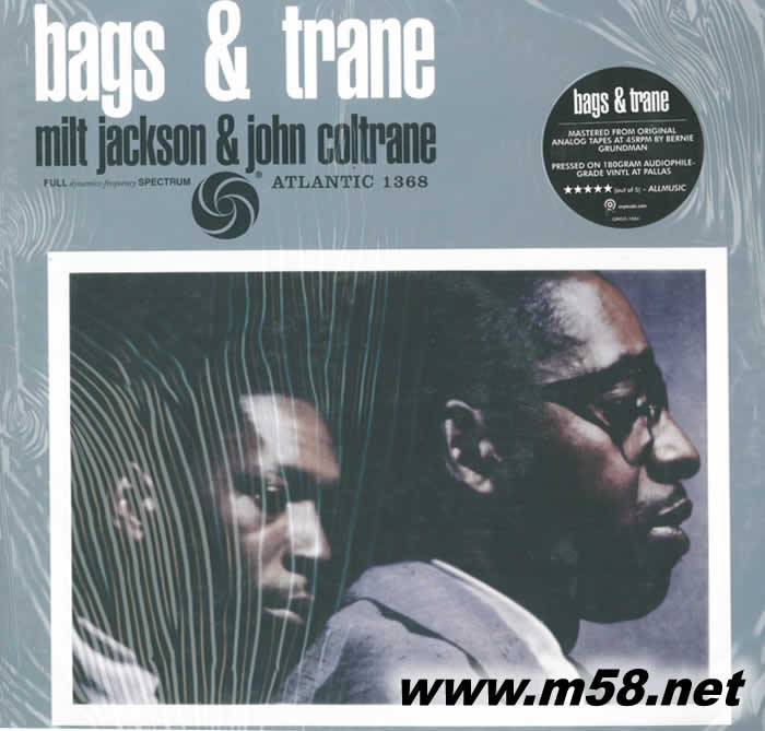 Milt Jackson & John Coltrane – Bags And Trane 爵士薩克斯 雙黑膠專輯正面圖片