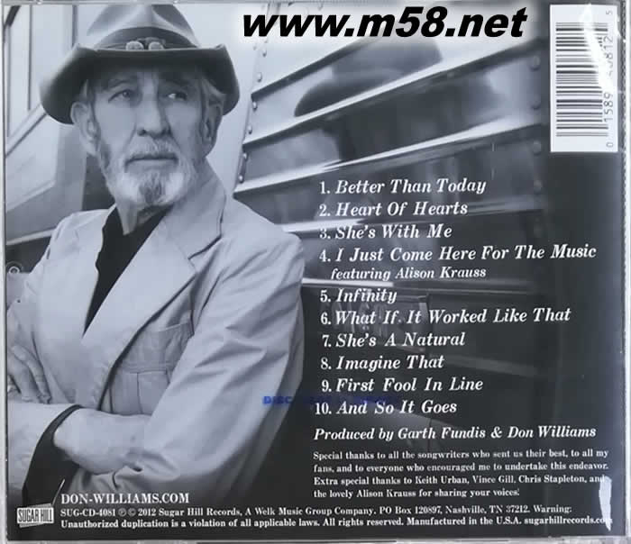 And So It Goes就是如此 CD(美版)專輯背面圖片