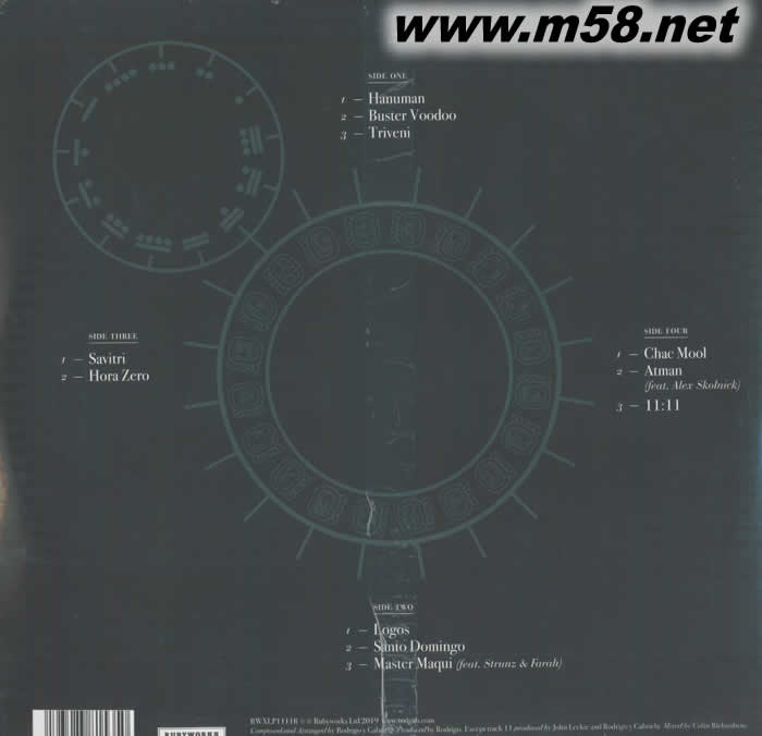 Rodrigo Y Gabriela 11:11 吉它二人組 雙黑膠專輯背面圖片