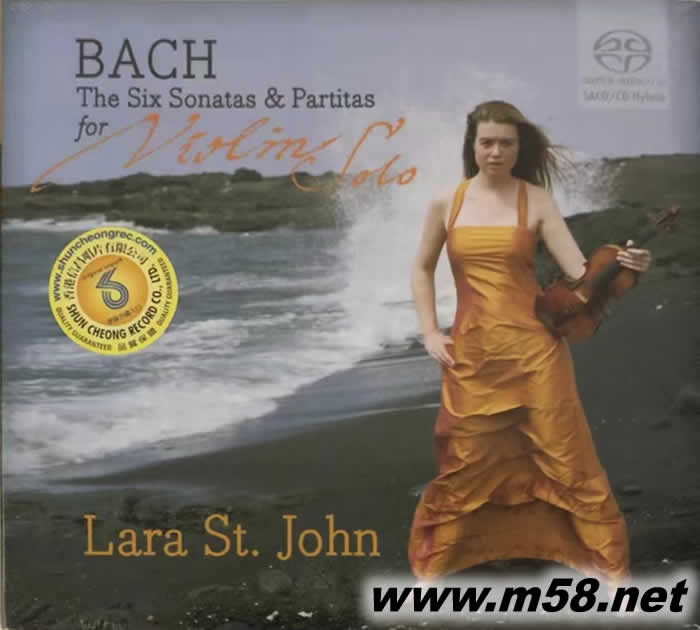 巴赫:無伴奏小提琴奏鳴曲 Bach: The Six Sonatas & Partitas for Violin Solo 雙SACD專輯正面圖片