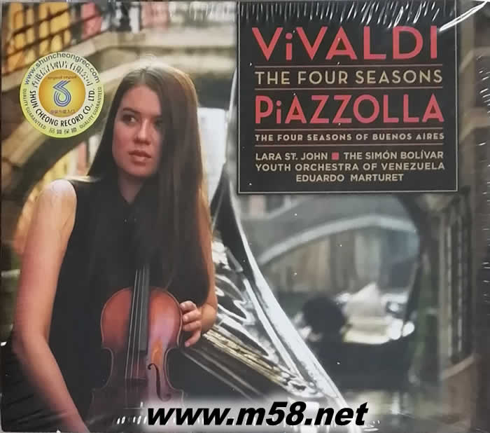 維瓦爾第:四季、皮耶佐拉:布宜諾思艾利斯的四季 VIVALDI PIAZZOLLA SACD 劉漢盛推介 100擊專(zhuān)輯正面圖片