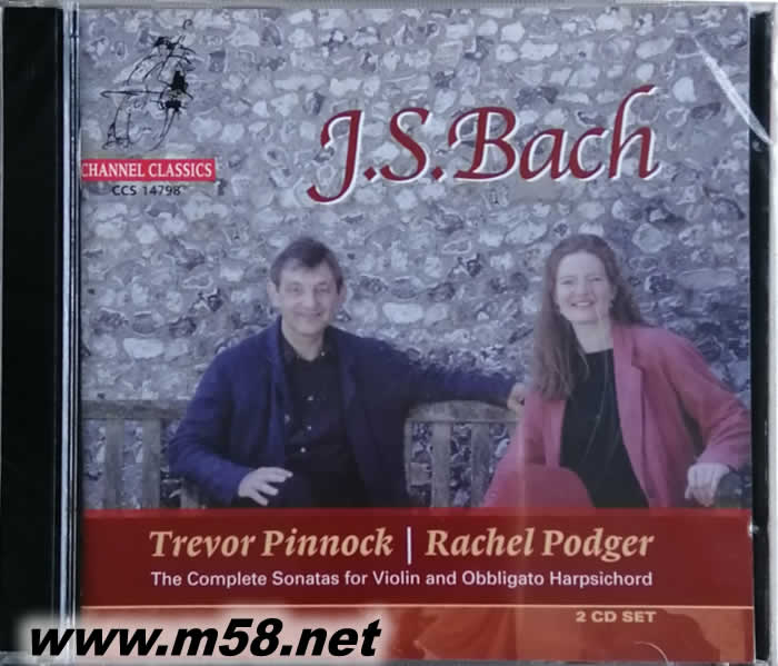 J S BACH 巴赫小提琴奏鳴曲專輯正面圖片