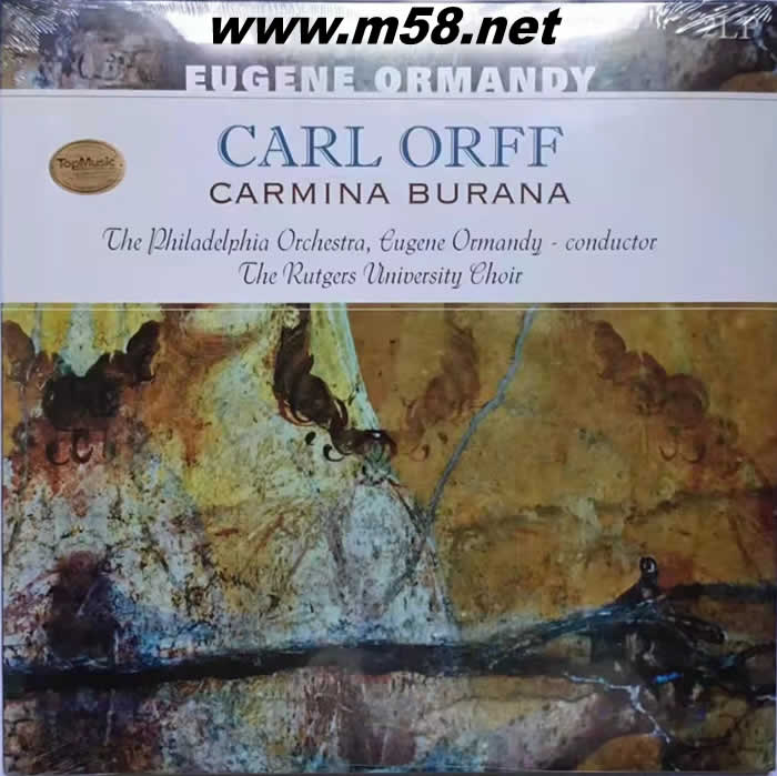 CARL ORFF CARMINA BRUANA 卡爾·奧爾夫:布蘭詩歌 黑膠專輯正面圖片