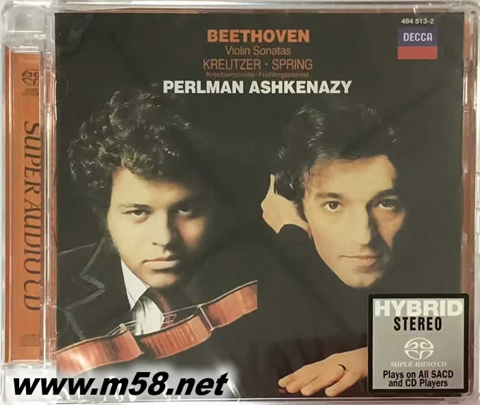 貝多芬:小提琴與鋼琴 春 Beethoven: Violin Sonatas NO.9 NO.5 SACD 限量版專輯正面圖片