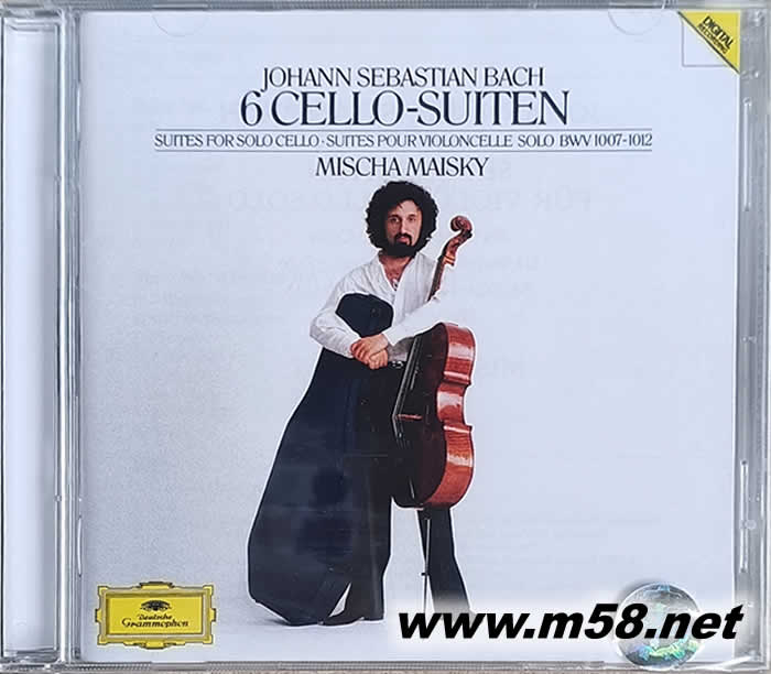 6 SUITES FOR SOLO CELLO BWV 1007-1012 大提琴組曲專輯正面圖片