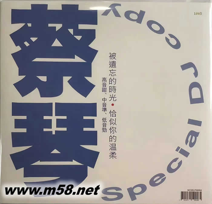 蔡琴精選 SPECIAL DJ COPY 恰似你的溫柔 45轉 雙黑膠專輯正面圖片