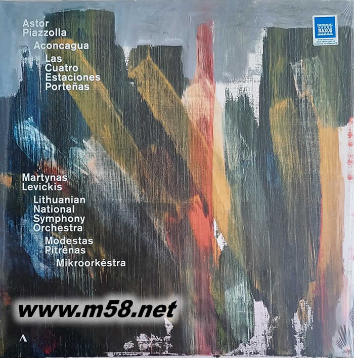 皮亞佐拉:手風(fēng)琴協(xié)奏曲 Piazzolla: Aconcagua / Las Cuatro Estaciones Porteñas 黑膠專輯正面圖片