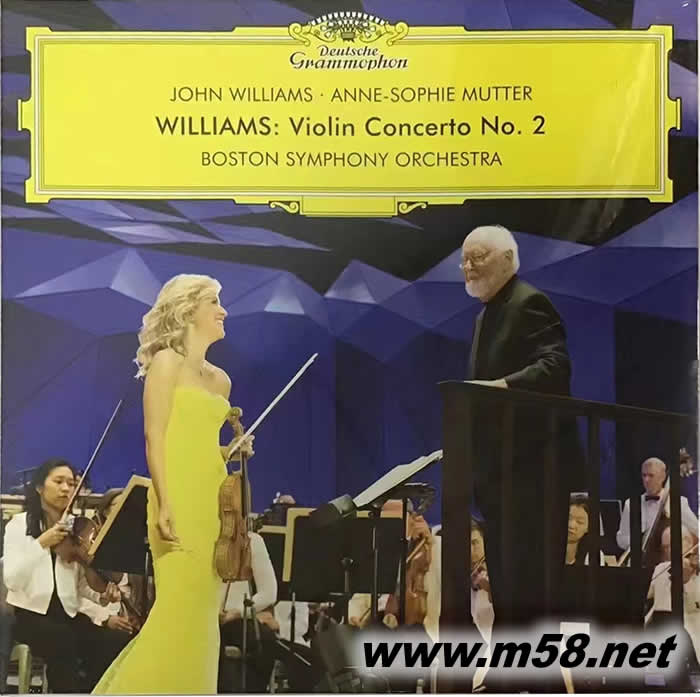 WILLIAMS:VIOLIN CONCERTO NO.2 黑膠專輯正面圖片