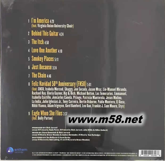 這把吉他背后的事 BEHIND THIS GUITAR DELUXE 黑膠專輯背面圖片