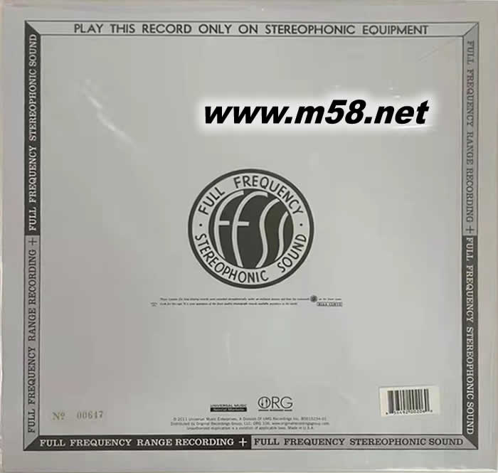 門德爾松:交響曲、序曲 Mendelssohn:“Scotch” Symphony The Hebrides Overture 45轉(zhuǎn)黑膠 限量版專輯背面圖片