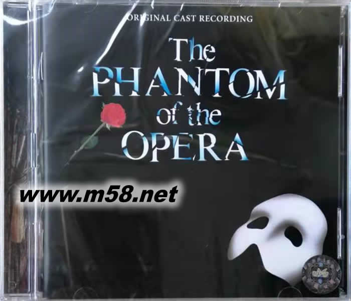 the phantom of the opera 歌劇魅影 2CD專輯正面圖片