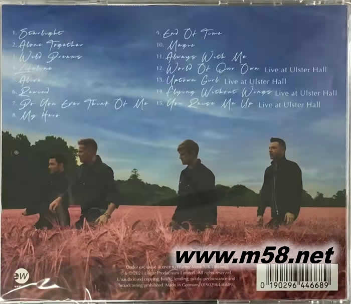 Wild Dreams 狂野之夢(15首歌)專輯背面圖片