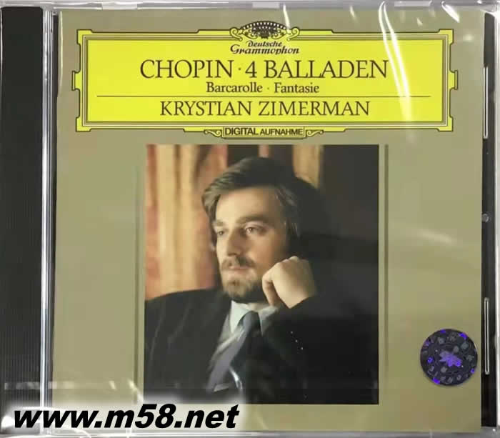 Chopin: 4 Ballads; Barcarolle; Fantasie專輯正面圖片