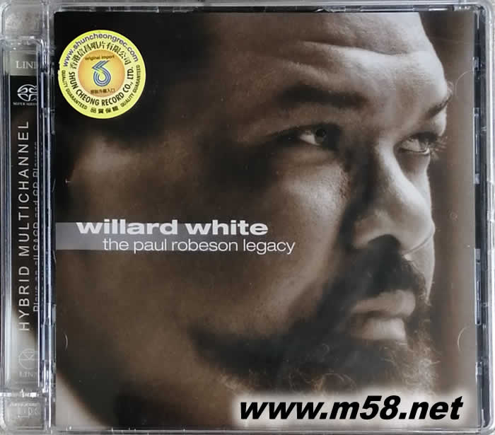 陳年美酒 混合層立體聲 The Paul Robeson Legacy Hybrid Stereo SACD專輯正面圖片