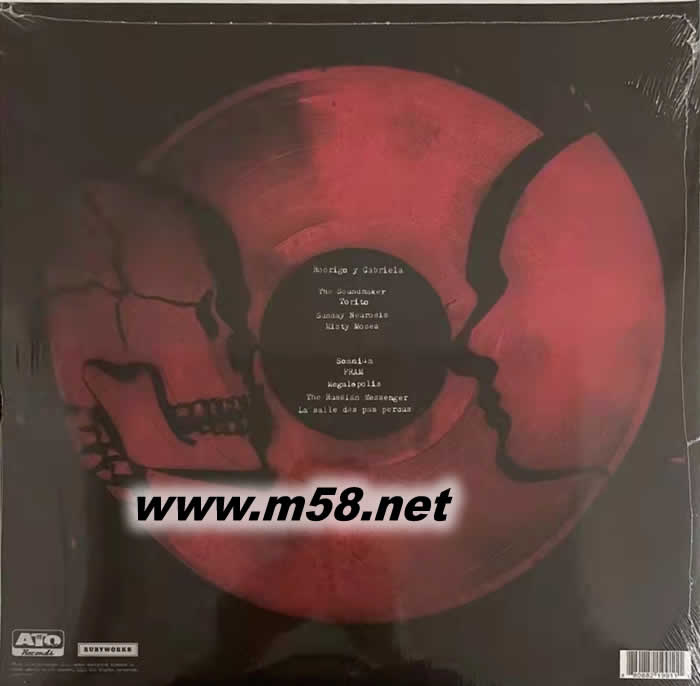 9 DEAD ALIVE 紅膠 黑膠專輯背面圖片