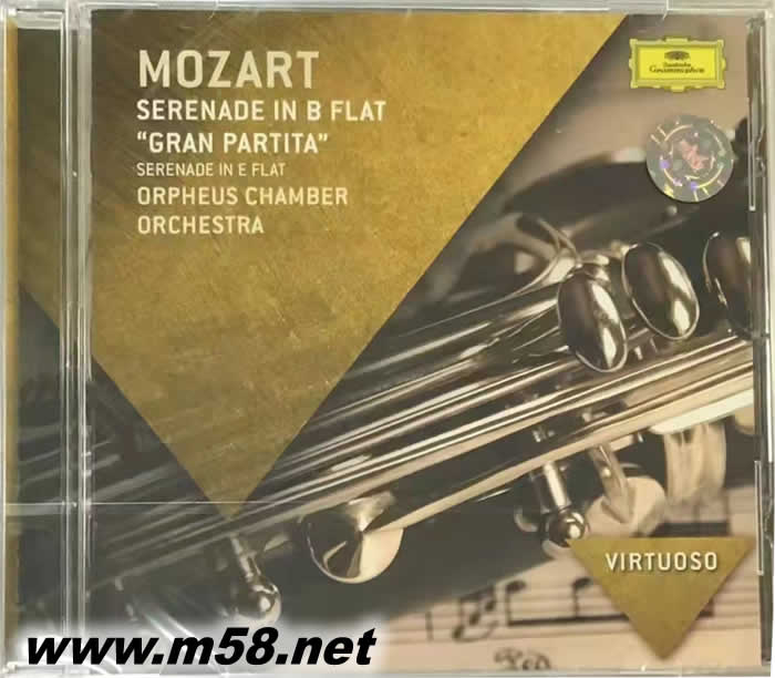 莫札特 - 小夜曲 奧菲斯室內樂團 MOZART VIRTUOSO大師系列專輯正面圖片