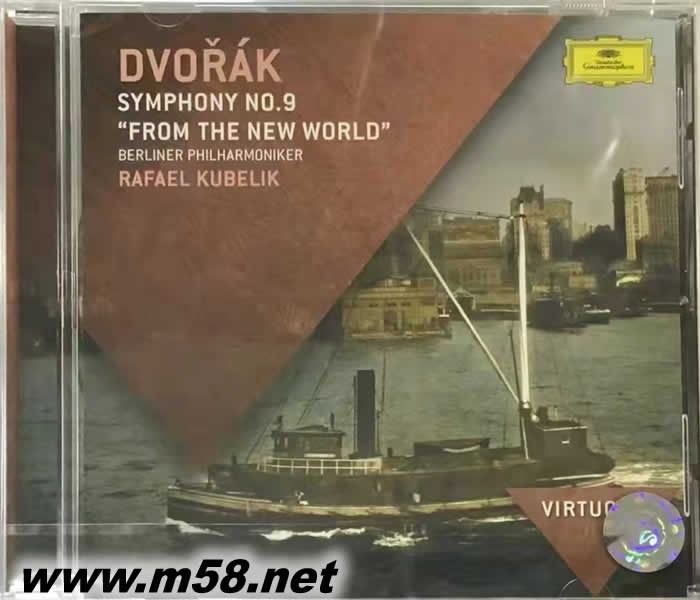 庫貝利克指揮 - 德沃夏克 第9交響曲 新世界 DVORAK SYMPHONY NO.9 VIRTUOSO大師系列專輯正面圖片