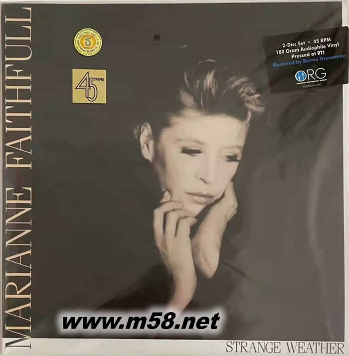 怪天氣 STRANGE WEATHER 45轉 雙黑膠 限量版專輯正面圖片