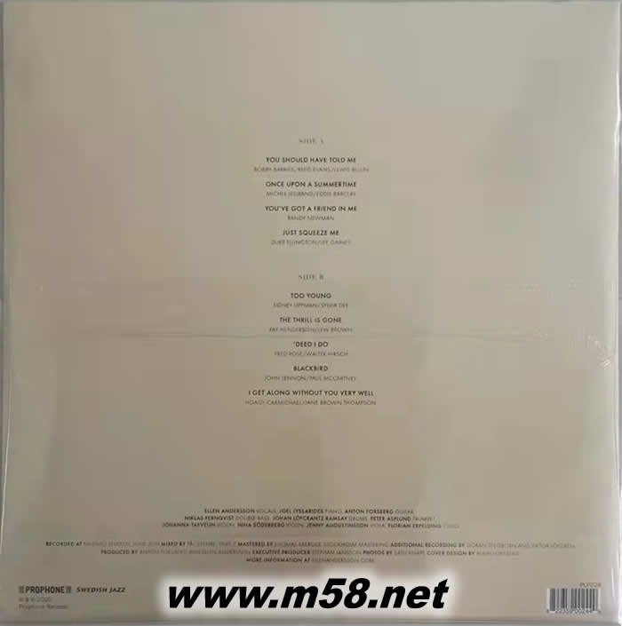 You Should Have Told Me 黑膠專輯背面圖片