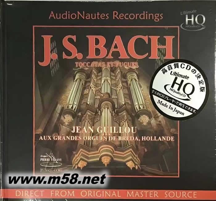 Bach : Toccatas Et Fuges 巴赫 康塔與賦格 管風琴作品 UHQCD 限量版專輯正面圖片