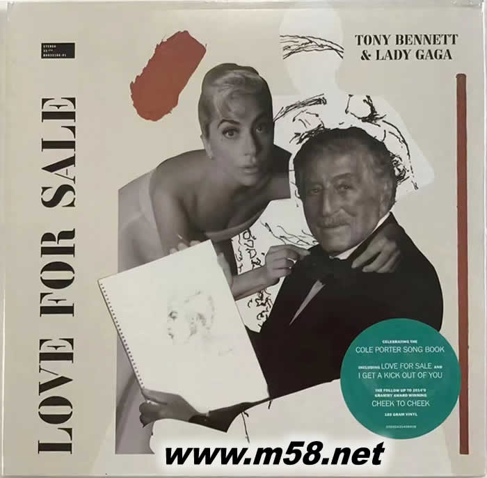 TONY BENNETT & LADY GAGA LOVE FOR SALE (Standard)東尼班奈特與女神卡卡 爵愛經典 黑膠專輯正面圖片