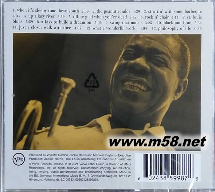 A Gift To Pops專輯背面圖片