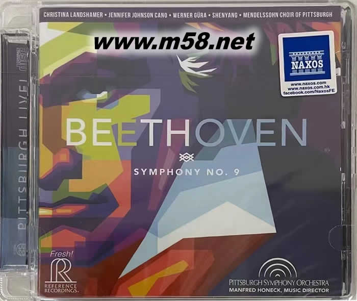 貝多芬 : 第九交響曲 BEETHOVEN : SYMPHONIES NO. 9 SACD專輯正面圖片