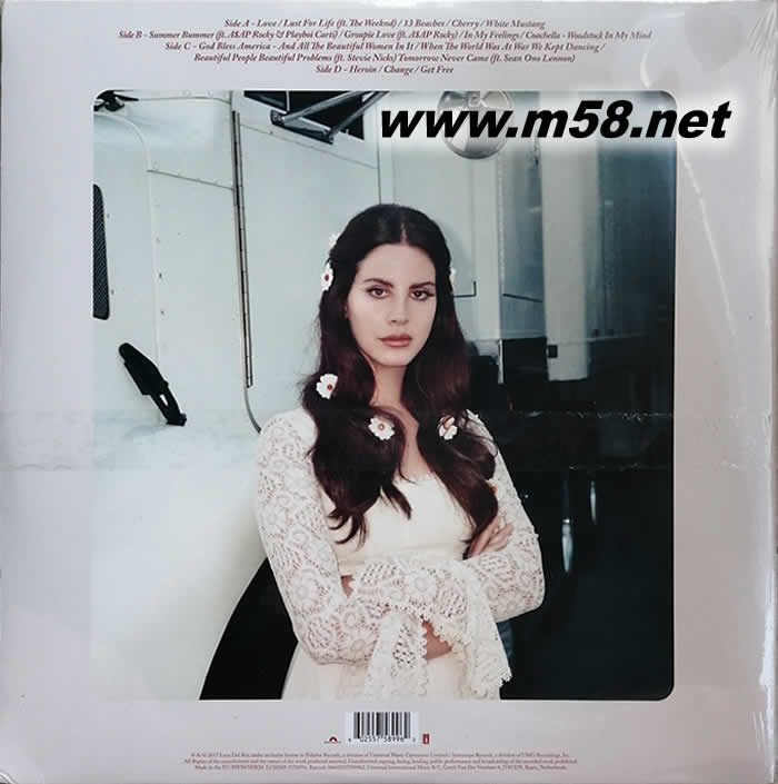 LUST FOR LIFE 180g 33RPM LP 黑膠專輯背面圖片