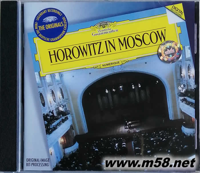 霍洛維茨在莫斯科Horowitz in Moscow 大禾花版版專輯正面圖片