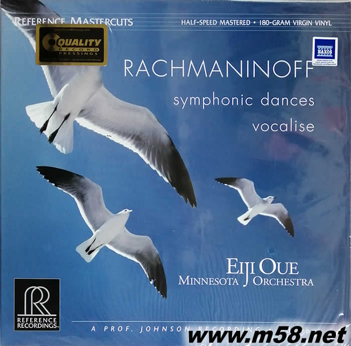 勁爆 拉赫瑪尼諾夫 RACHMANINOFF 大值英次指揮 黑膠專輯正面圖片