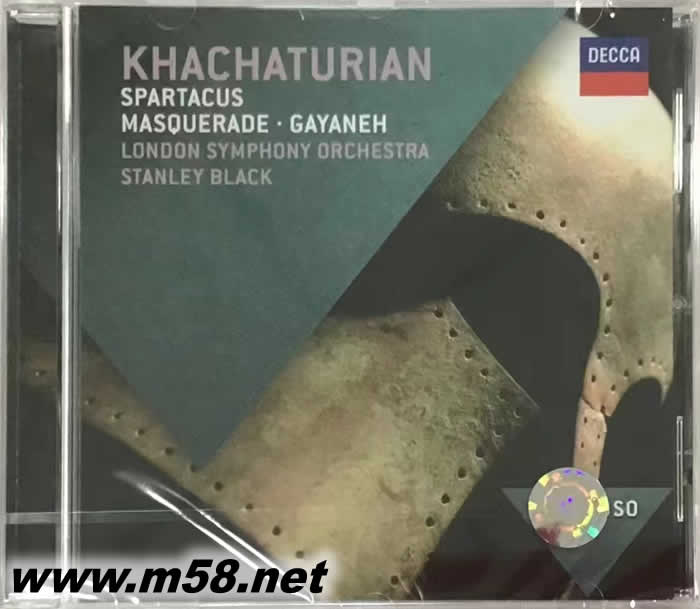 哈察都量:芭蕾組曲 - 斯巴達(dá)卡斯、假面舞會(huì)、蓋雅納 Khachaturian: Spartacus, Masquerade, Gayaneh VIRTUOSO大師系列專輯正面圖片