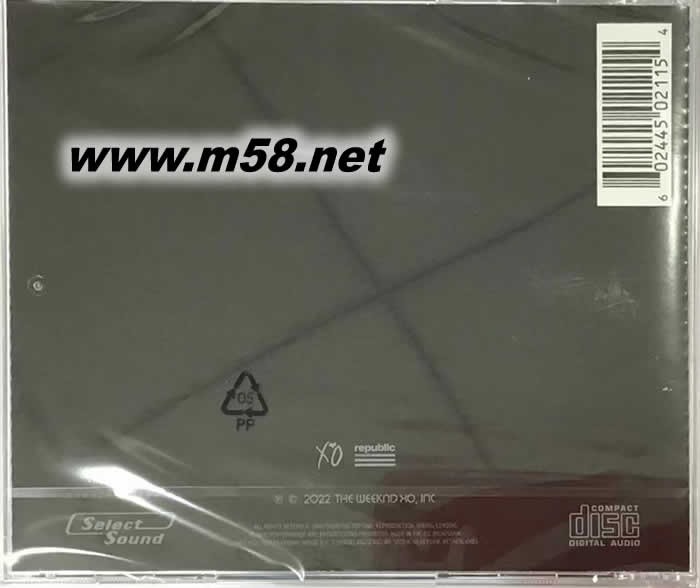 Dawn FM 黎明調頻專輯背面圖片