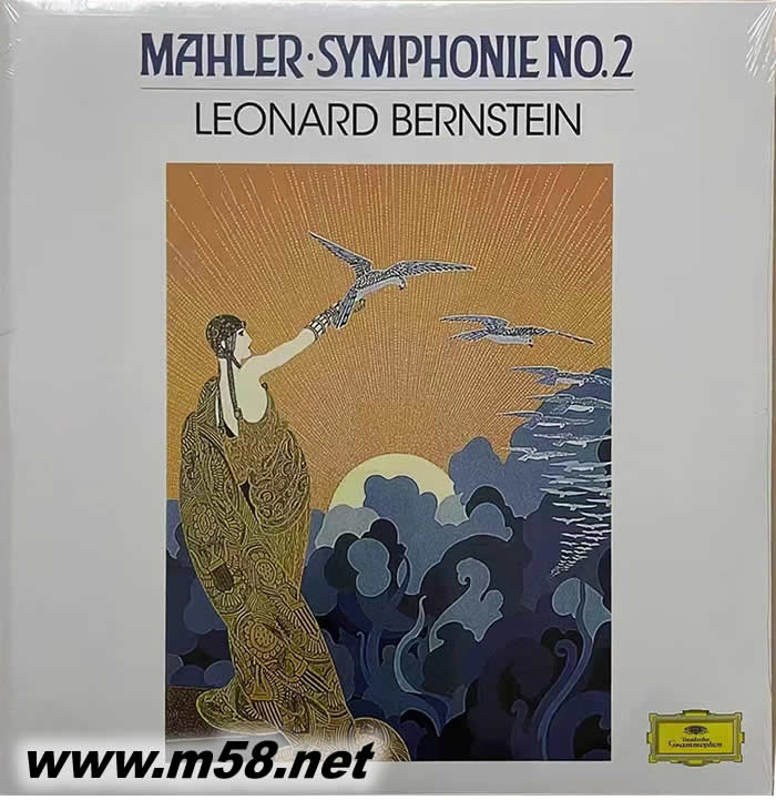 LEONARD BERNSTEIN指揮 MAHLER SYMPHONIE NO.2 伯恩斯坦 馬勒第2交響曲復活 黑膠專輯正面圖片