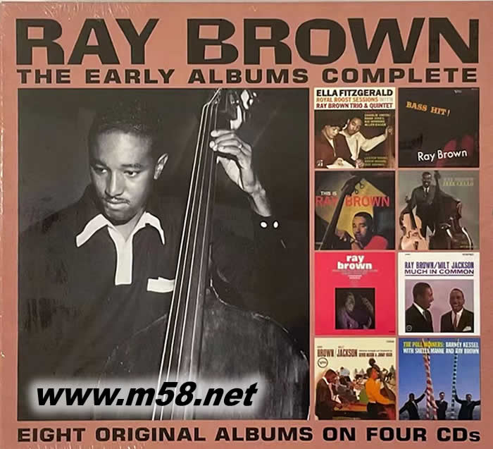低音大提琴 Ray Brown - The Early Albums Complete 4CD套裝專輯正面圖片