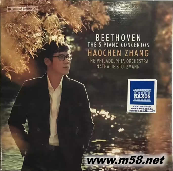 BEETHOVEN THE 5 PIANO CONCERTOS 張昊辰鋼琴協奏曲 3SACD套裝專輯正面圖片