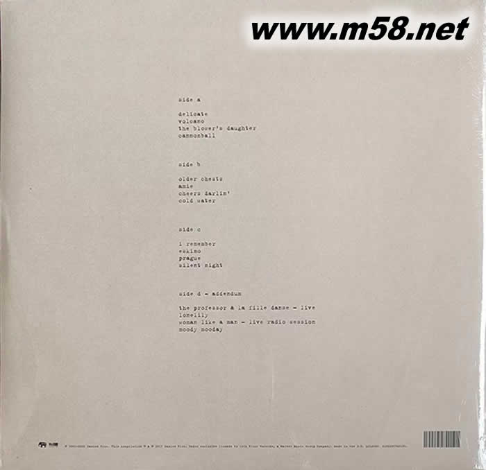 達(dá)米安 賴斯 Damien Rice O 黑膠專輯背面圖片