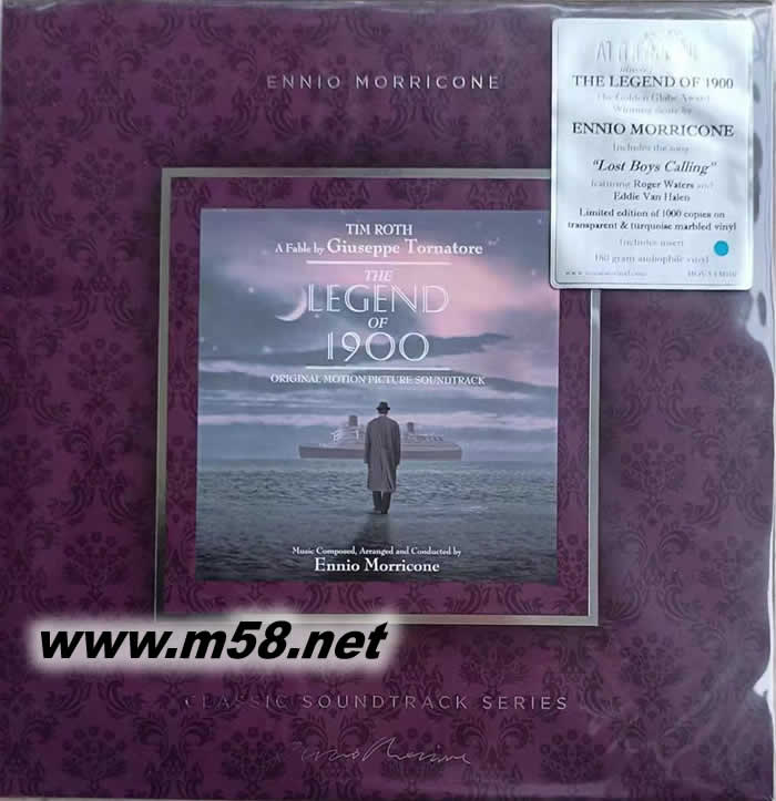 THE LEGEND OF 1900海上鋼琴師 黑膠 藍膠專輯正面圖片
