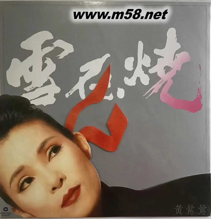 雪在燒 透明水晶膠 黑膠專輯正面圖片