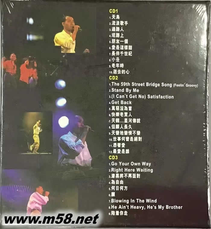 Lowell Lo盧冠廷 IN CONCENT 90專輯背面圖片