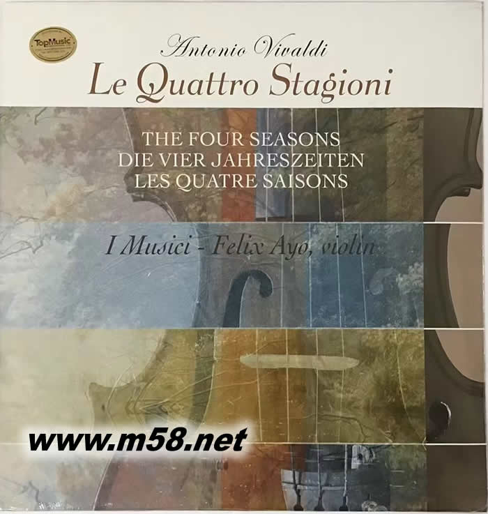 LE QUATTRO STAGIONI THE FOUR SEASONS 黑膠專輯正面圖片
