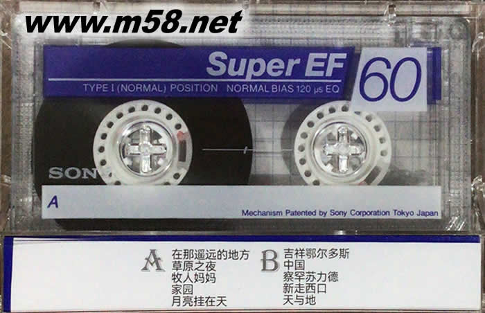 天與地 1:1DSD珍藏直錄磁帶專輯背面圖片