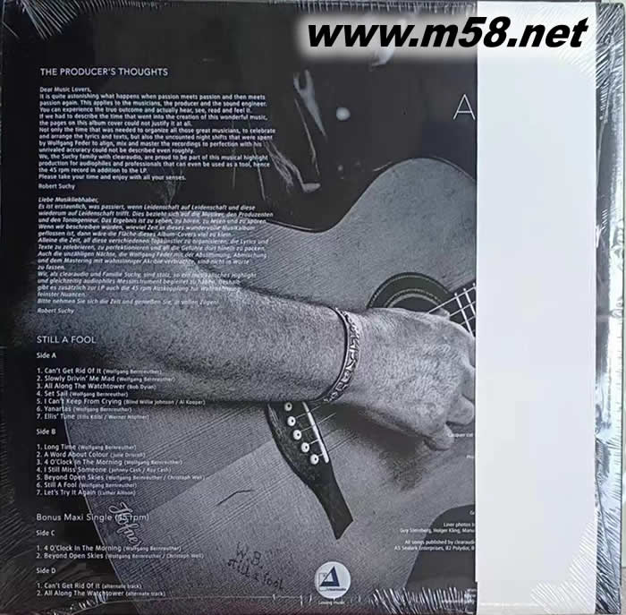 清澈 吉他手 STILL A FOOL 仍是傻瓜 雙黑膠 限量版專(zhuān)輯背面圖片