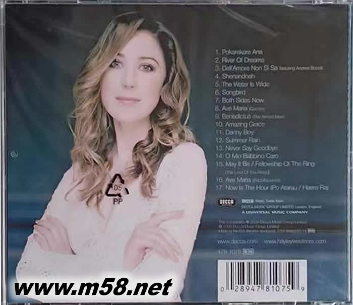 RIVER OF DREAMS - VERY BEST OF Hayley Westenra(古典愛好者必備)專輯背面圖片